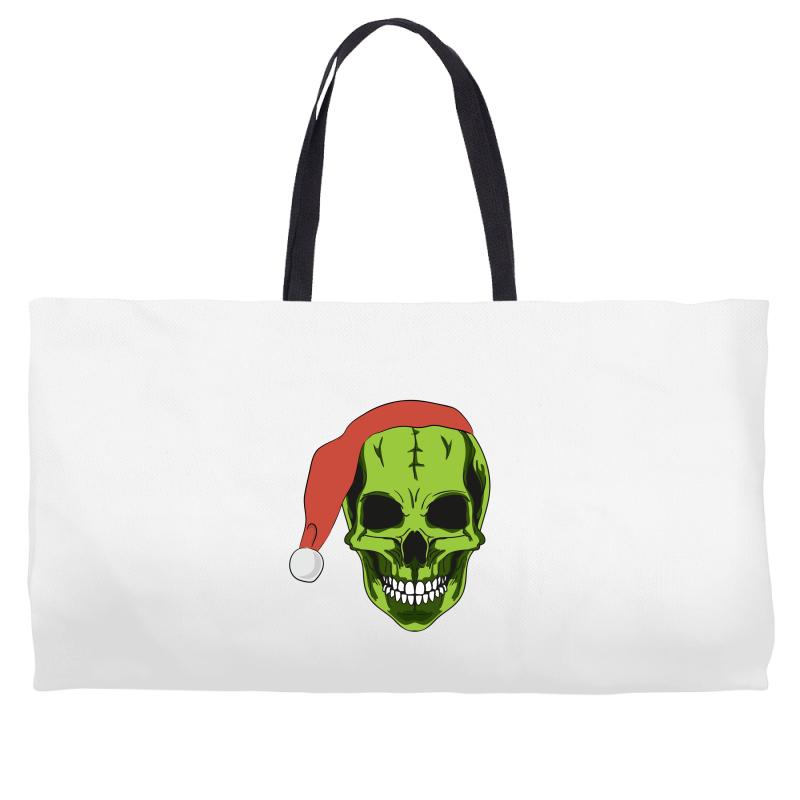 santa clous skeleton Weekender Totes