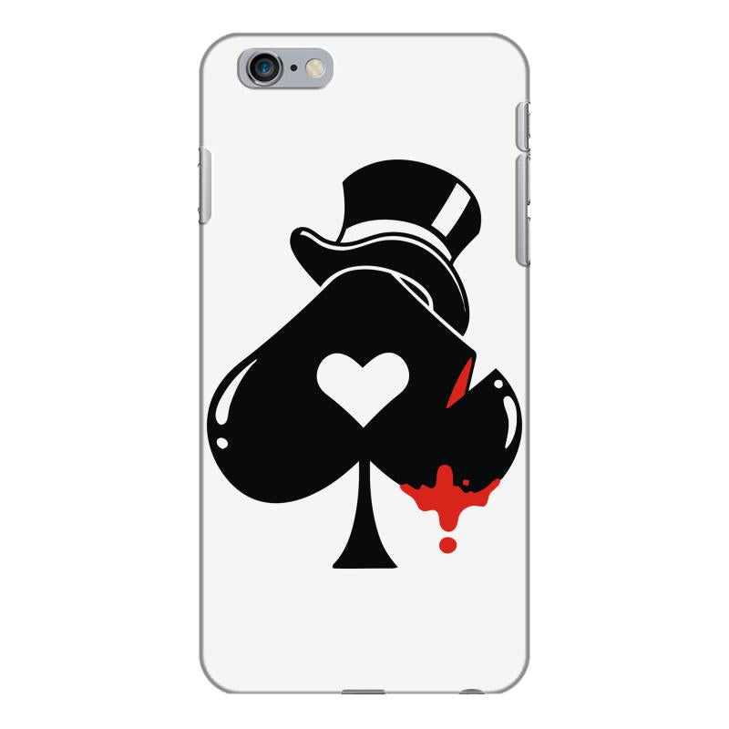 poker hat ace of spades iPhone 6 Plus/6s Plus Case