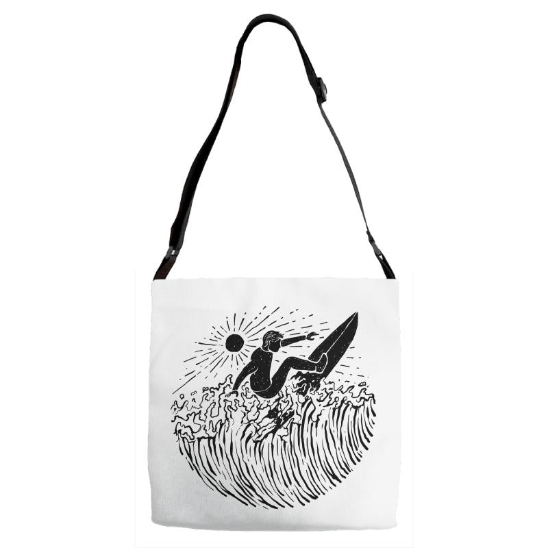 surf and shine Adjustable Strap Totes