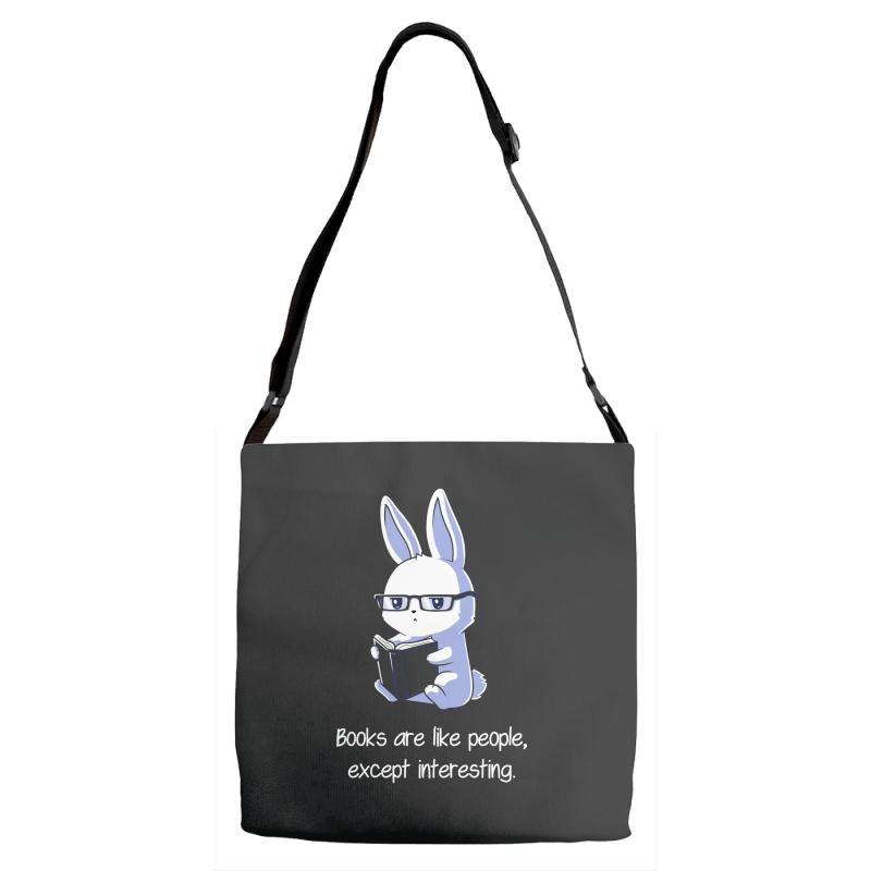 books people Adjustable Strap Totes