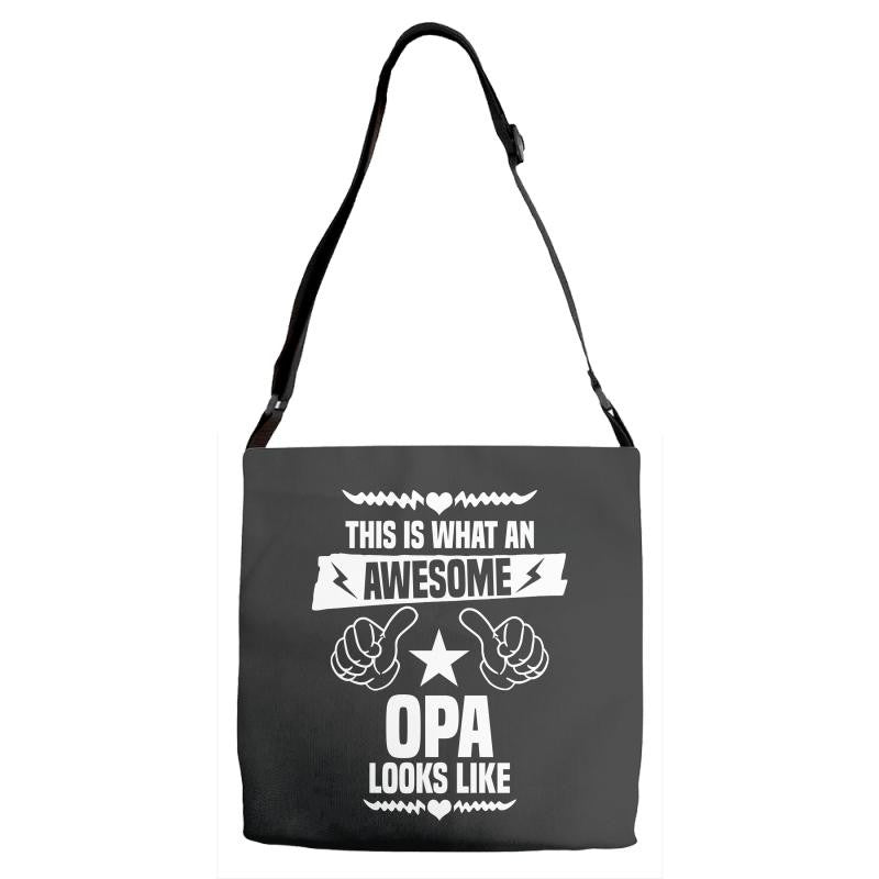 Awesome Opa Looks Like Adjustable Strap Totes