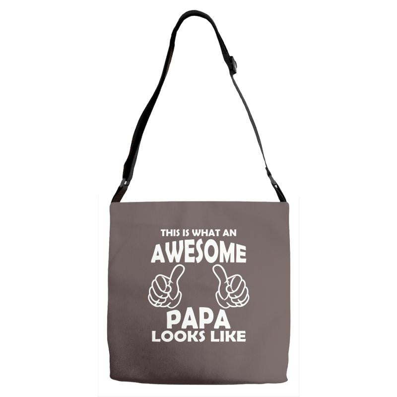 Awesome Papa Looks Like Adjustable Strap Totes