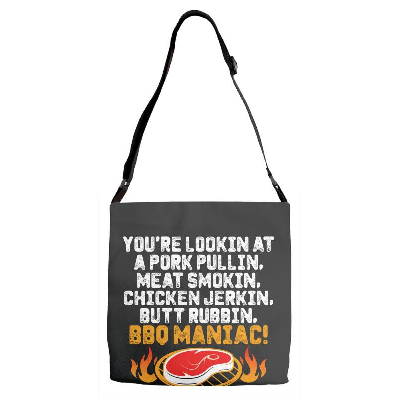 BBQ Maniac Adjustable Strap Totes