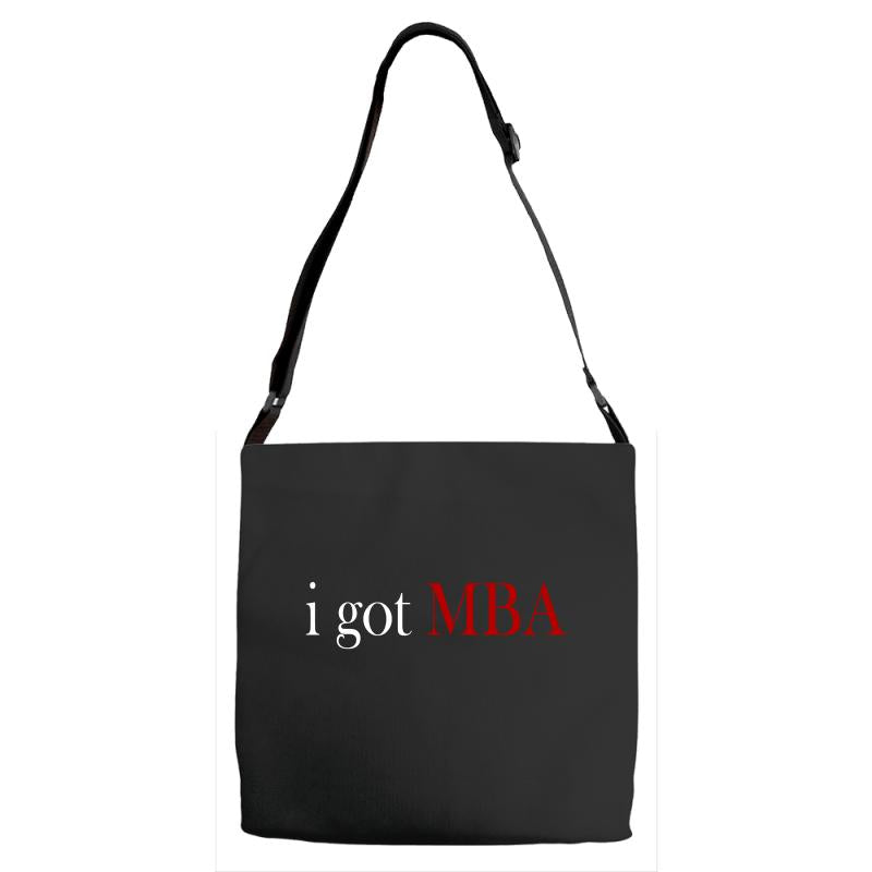 i got mba Adjustable Strap Totes