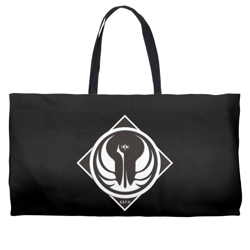 simple art logo Weekender Totes