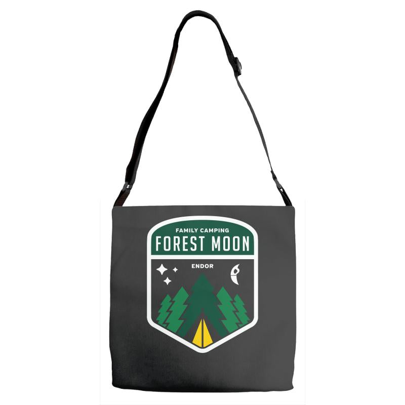 endor family camping Adjustable Strap Totes