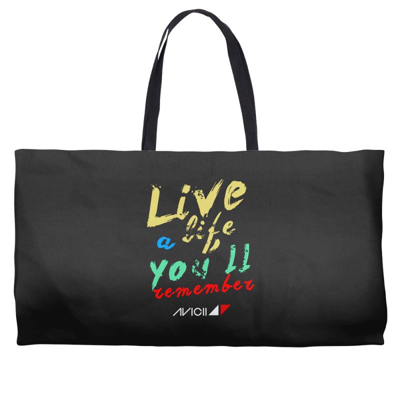 avicii the nights Weekender Totes