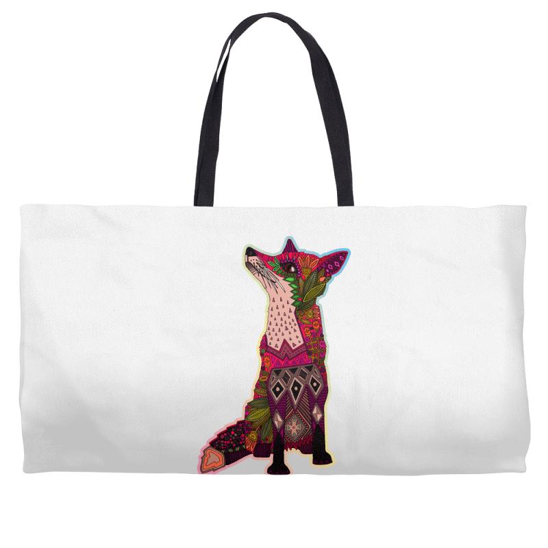 floral fox Weekender Totes