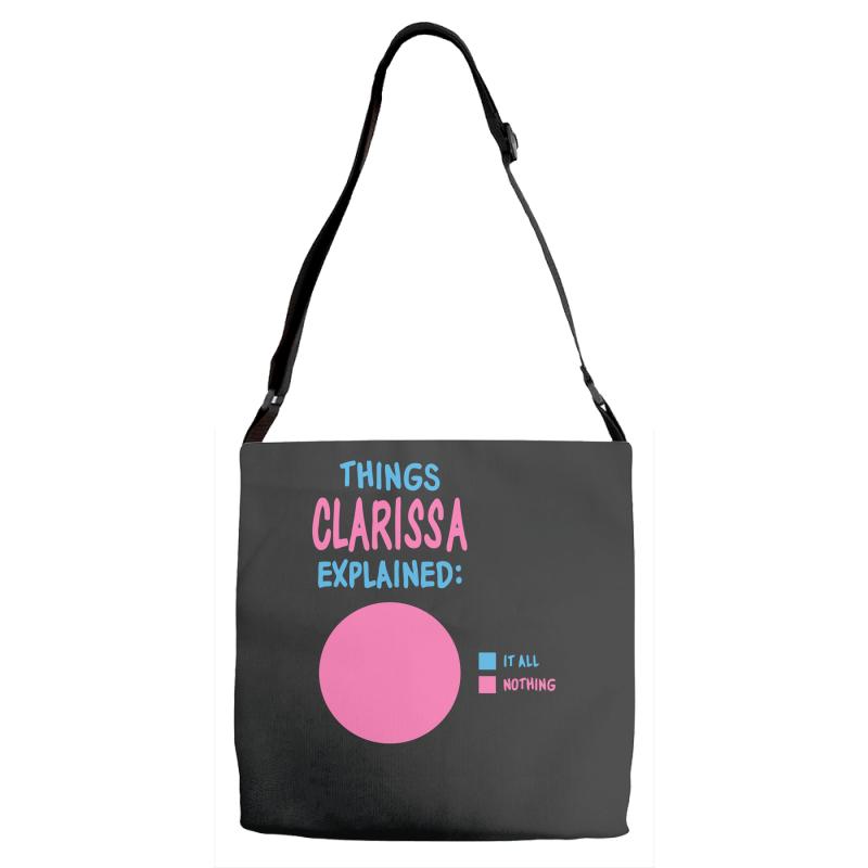 clarissa explained nothing Adjustable Strap Totes