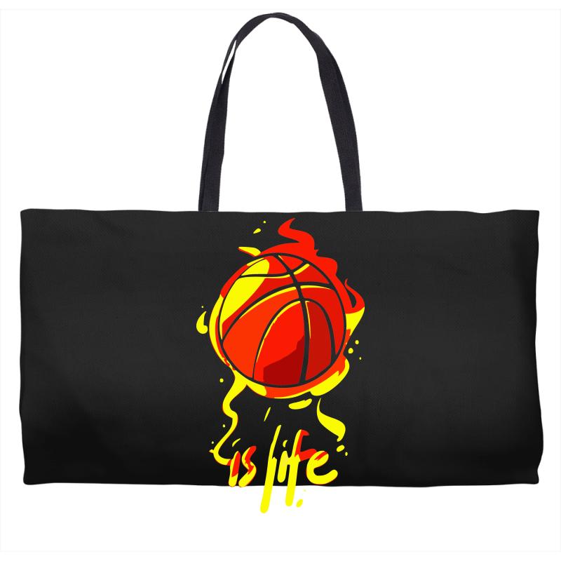 life is basketball Weekender Totes