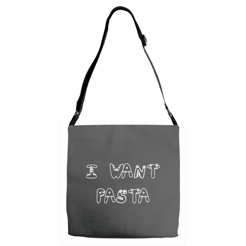 i want pastA Adjustable Strap Totes