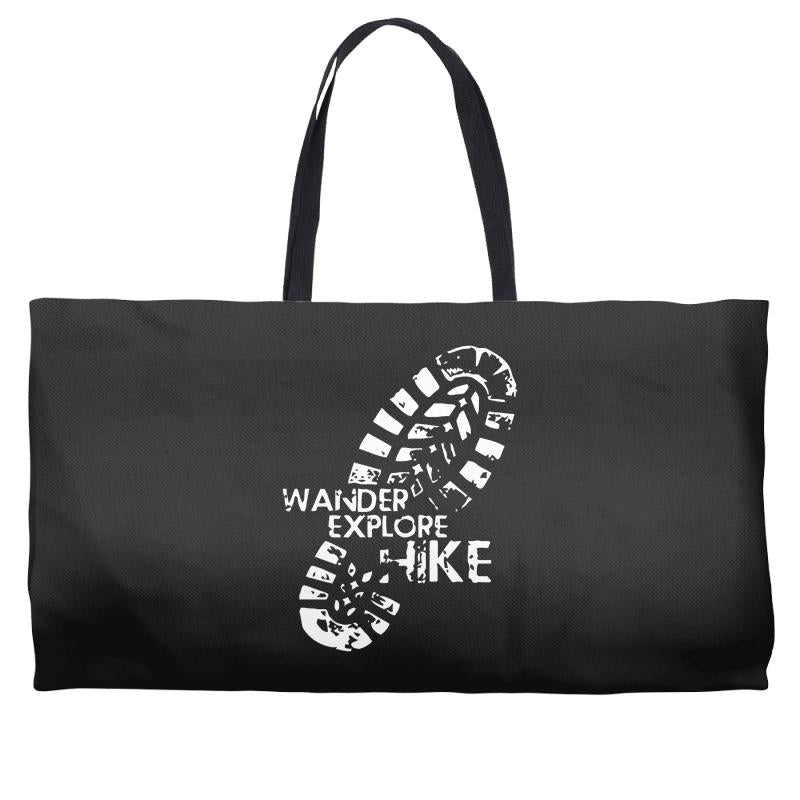 wander explore hike Weekender Totes