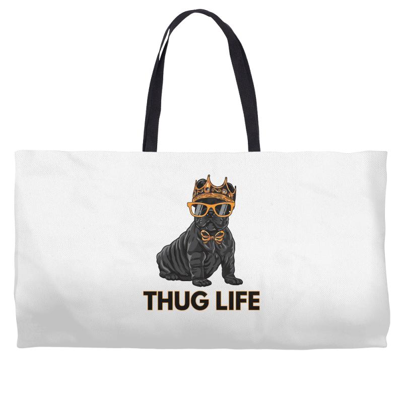 thug life Weekender Totes