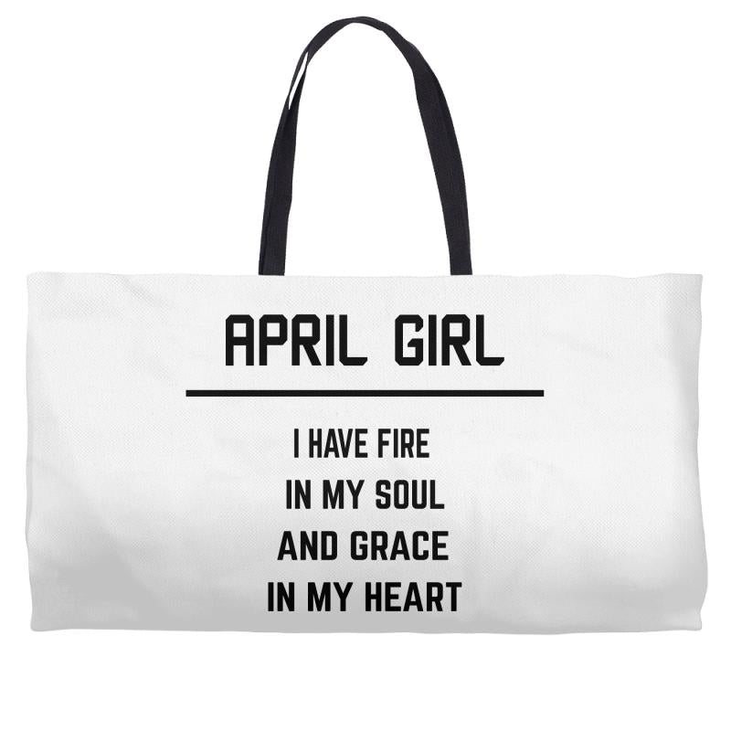 April Girl Weekender Totes