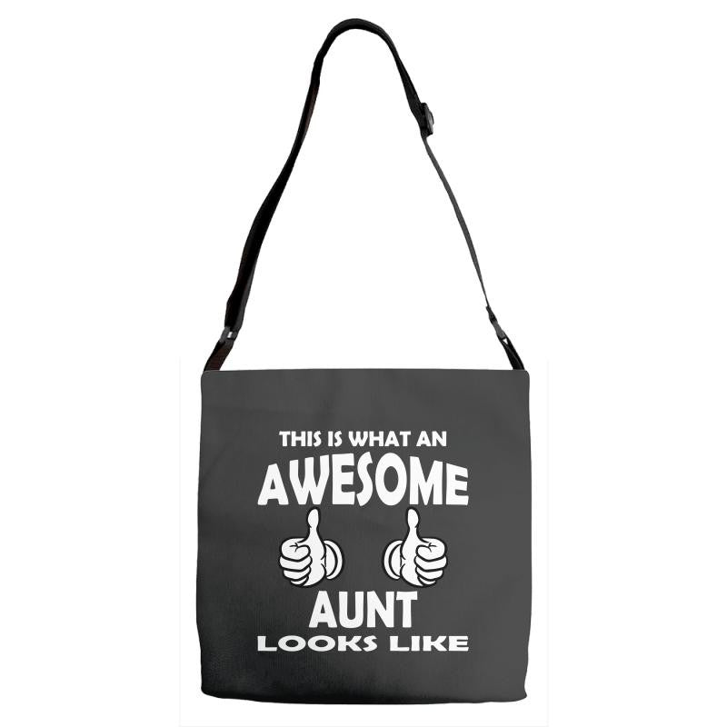 Awesome Aunt Looks Like Adjustable Strap Totes