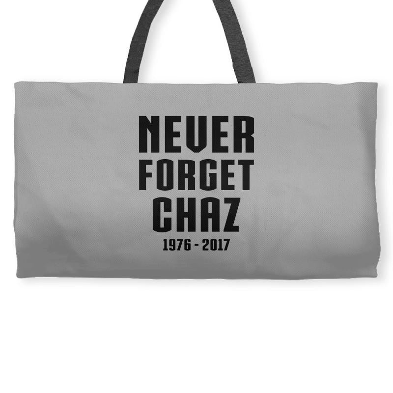 Never Forget Chaz Weekender Totes