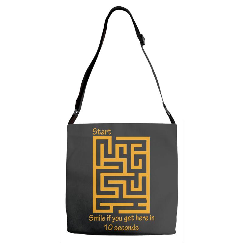 fun maze Adjustable Strap Totes