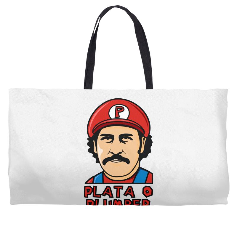 plata o plumber Weekender Totes