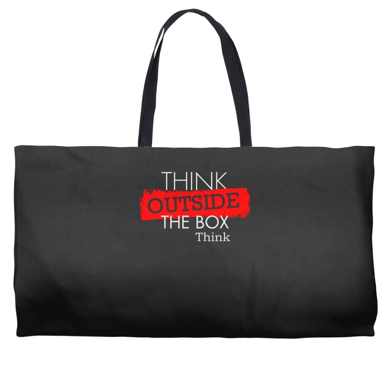 think outside the box thinker Weekender Totes