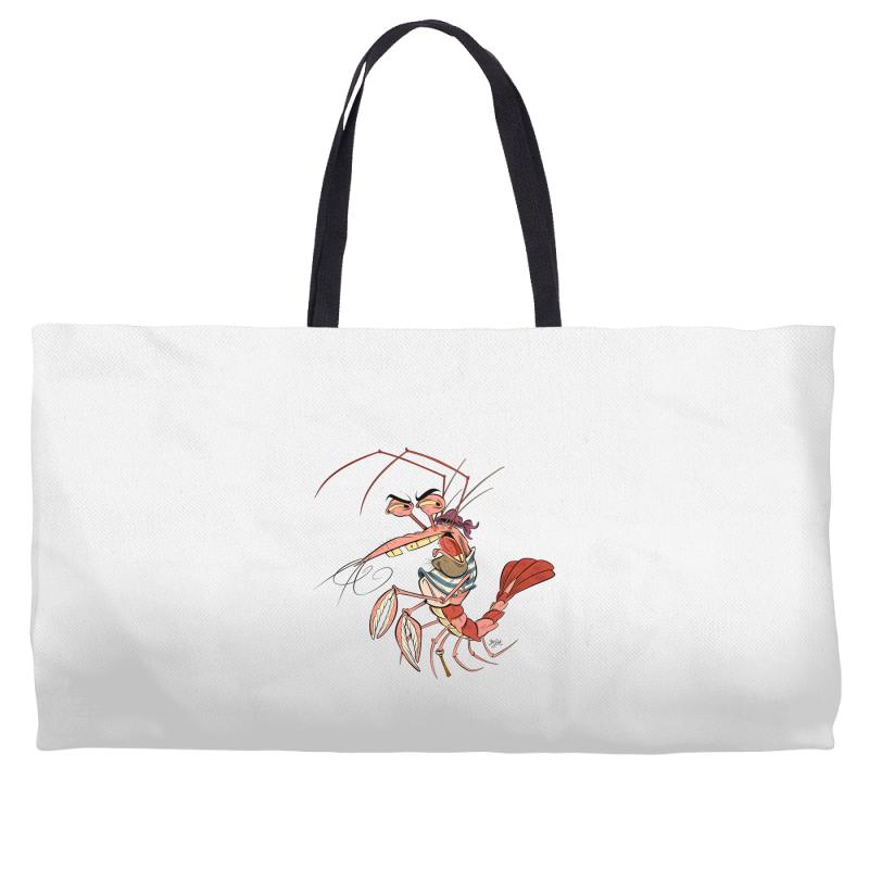 pirate shrimp Weekender Totes