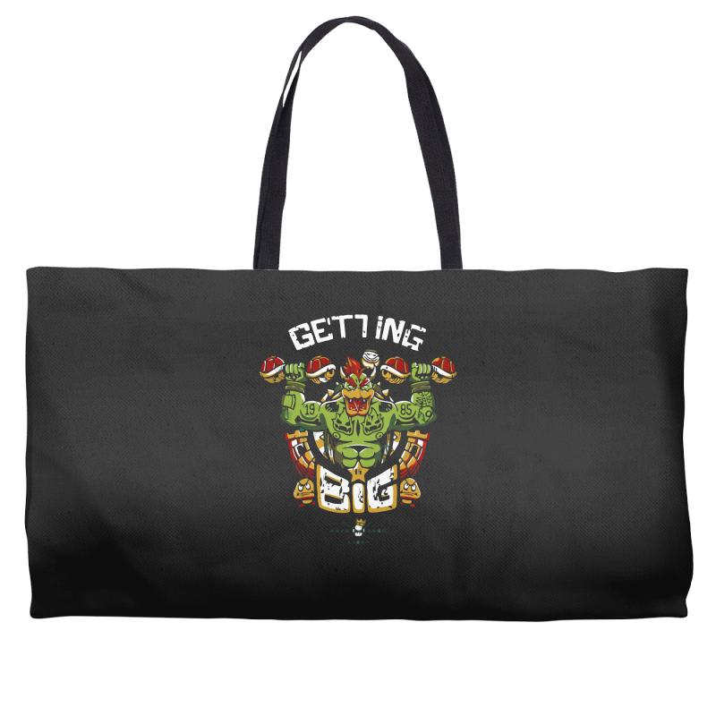 bowser's gym2 Weekender Totes