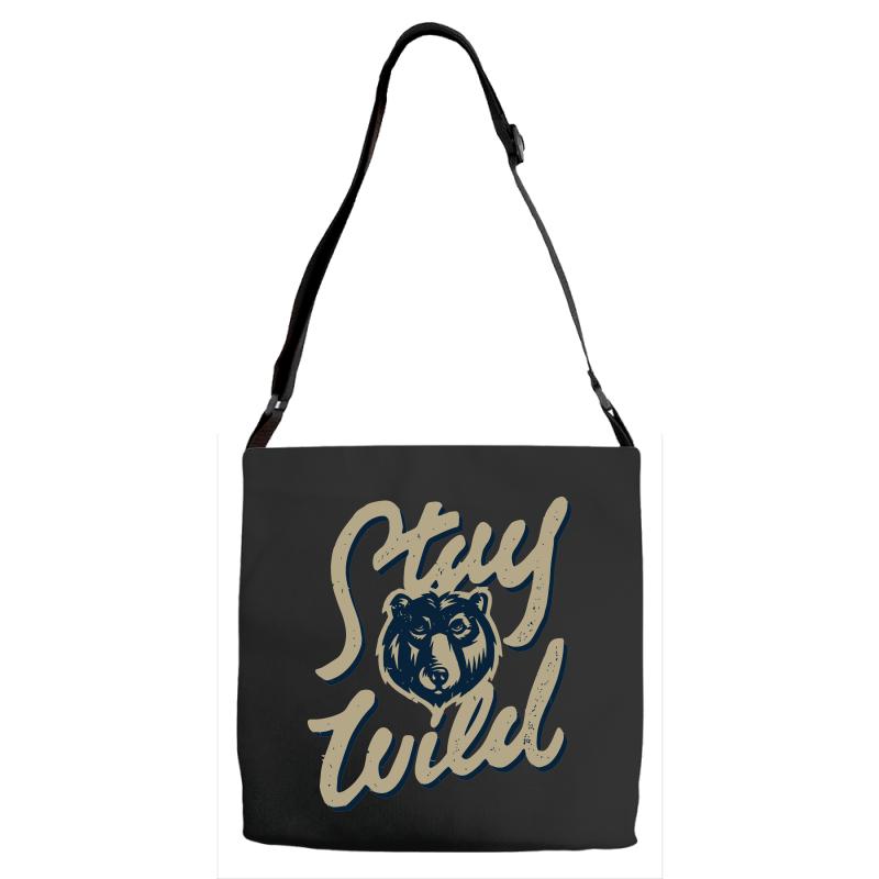 stay wild 2 Adjustable Strap Totes