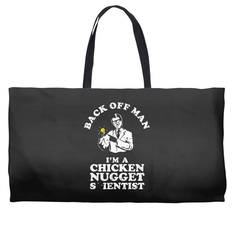 chicken nugget scientist Weekender Totes