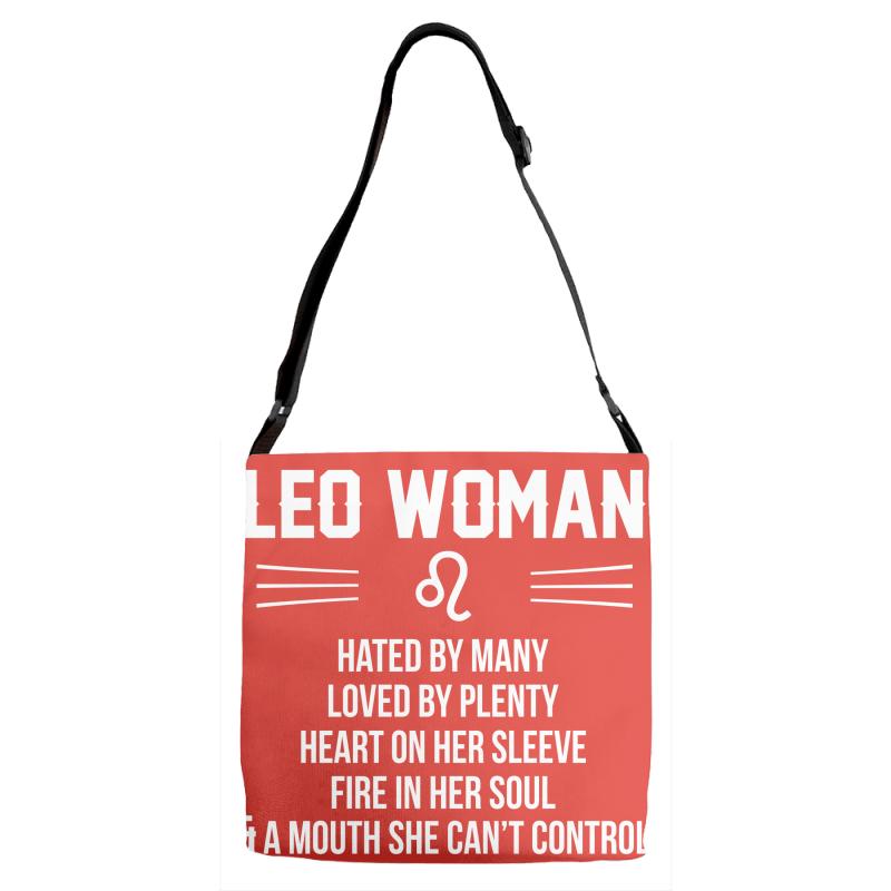 Leo Woman Adjustable Strap Totes