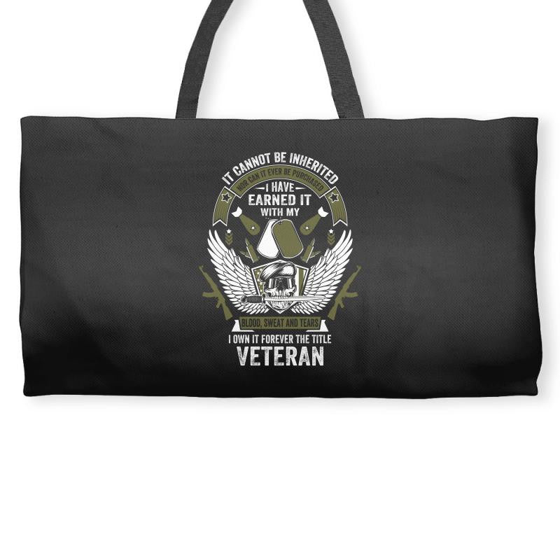 I Own It Forever The Title Veteran Weekender Totes