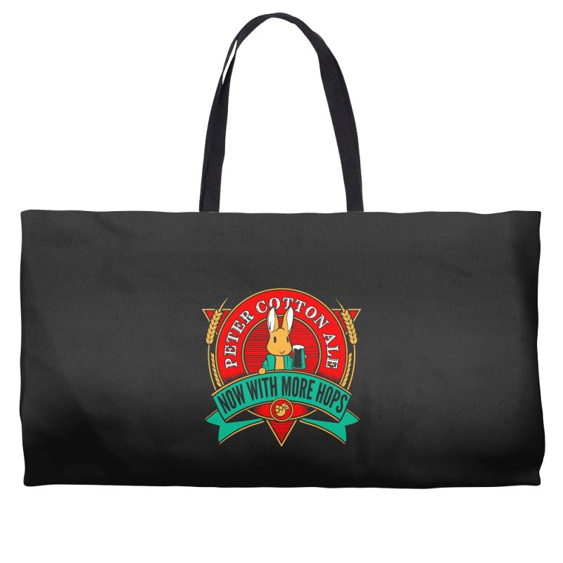 peter cotton ale Weekender Totes