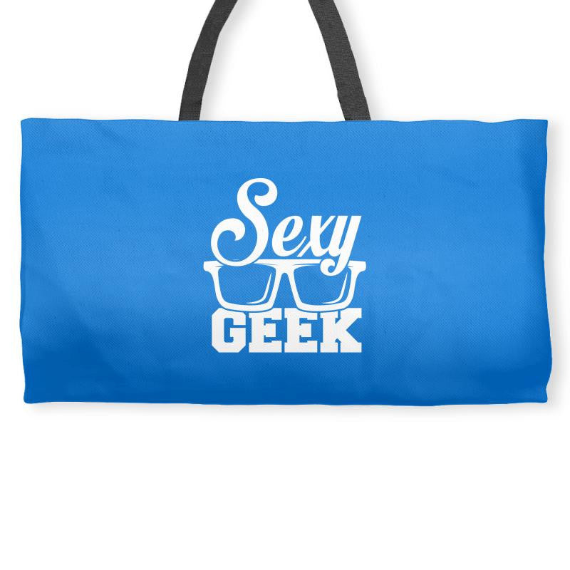 Like a i love cool sexy geek nerd glasses boss Weekender Totes