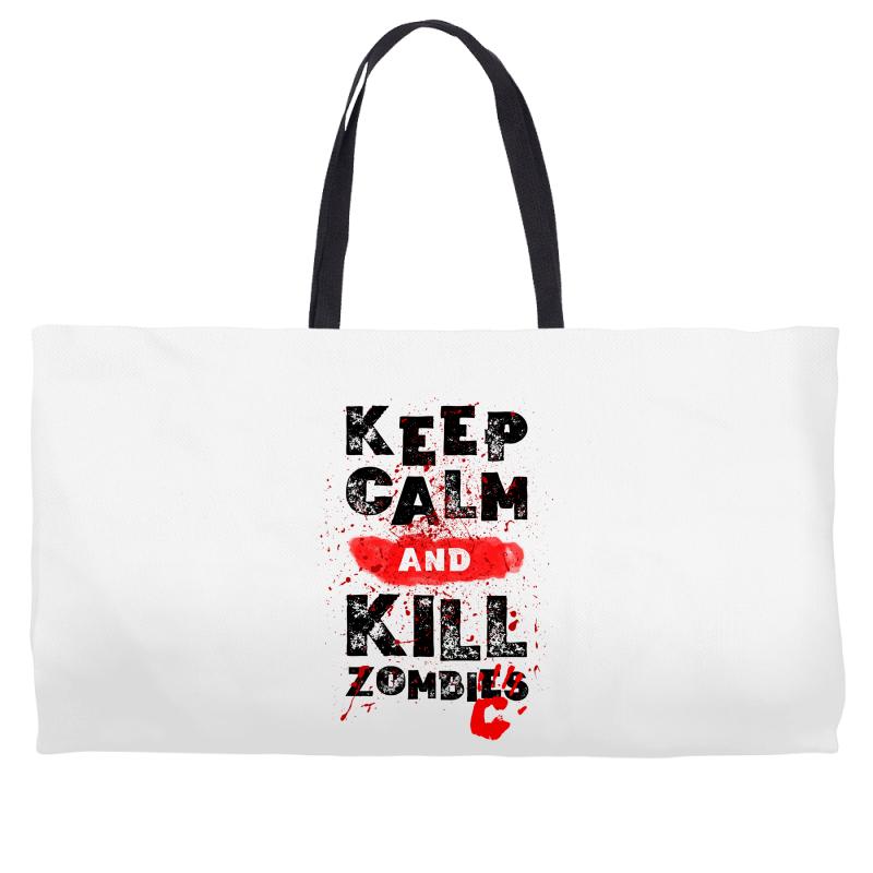 Keep Calm And Kill Zombies Weekender Totes