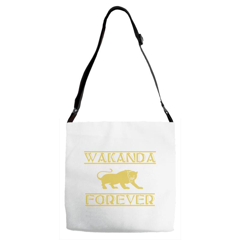 wakanda forever 1 Adjustable Strap Totes