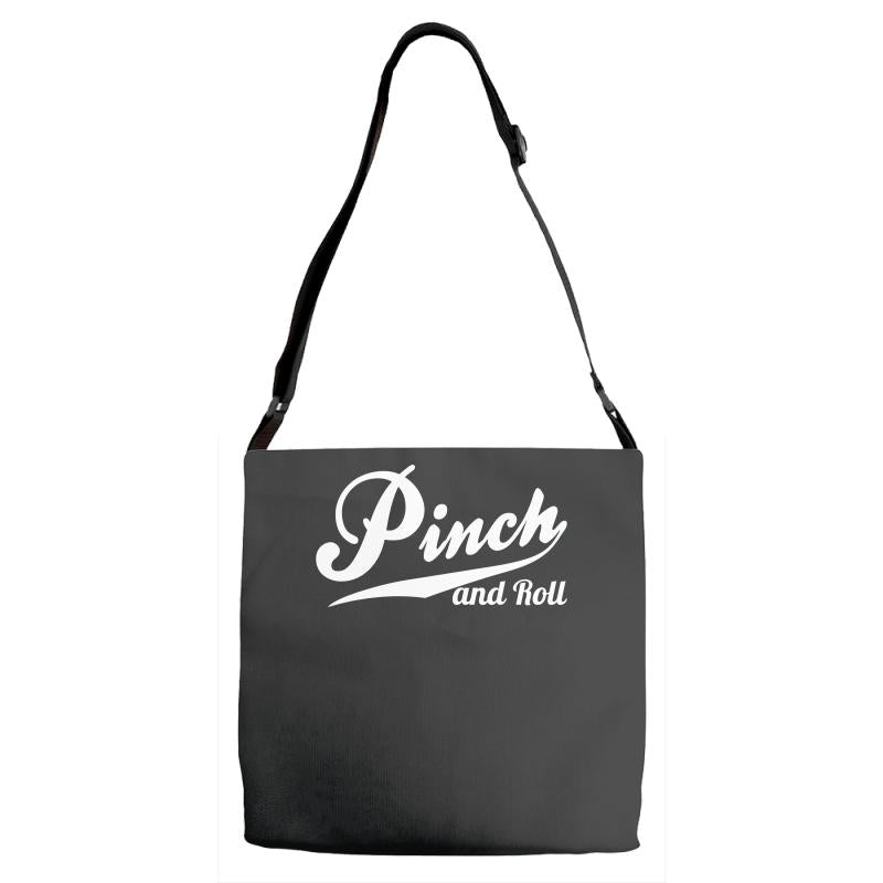 pinch and roll Adjustable Strap Totes