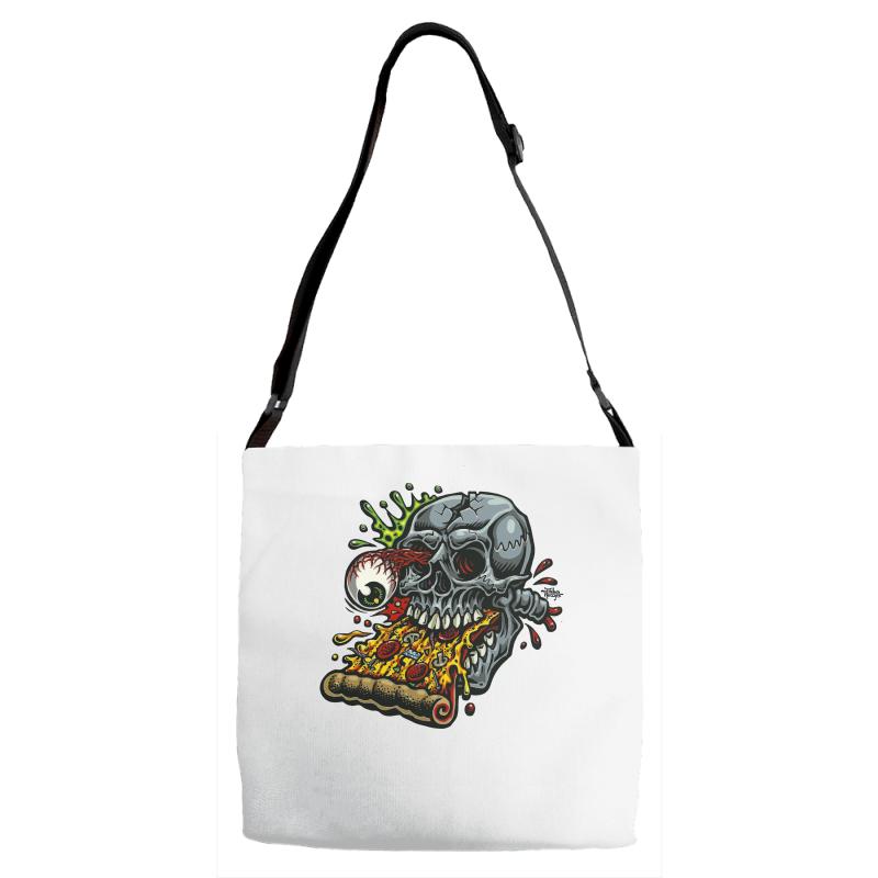 pizzaskull sticker original Adjustable Strap Totes