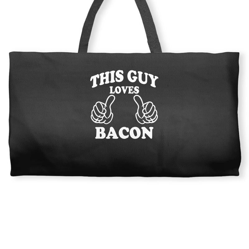 This Guy Loves Bacon Weekender Totes