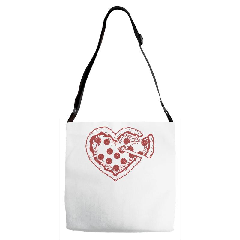 pizza my heart Adjustable Strap Totes