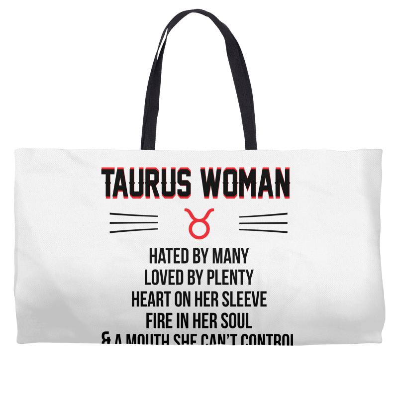 Taurus Woman Weekender Totes