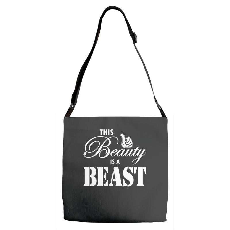 This Beauty is a Beast Adjustable Strap Totes