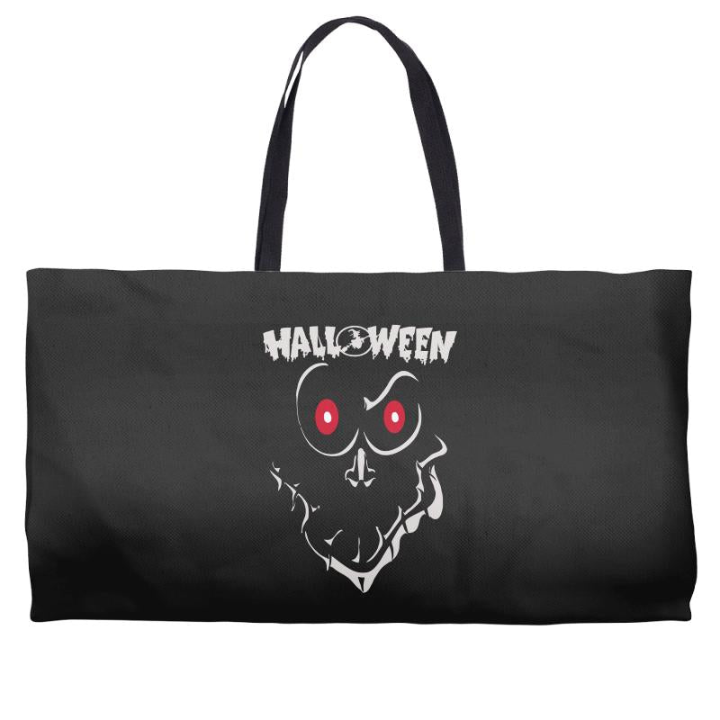 ghose face halloween Weekender Totes