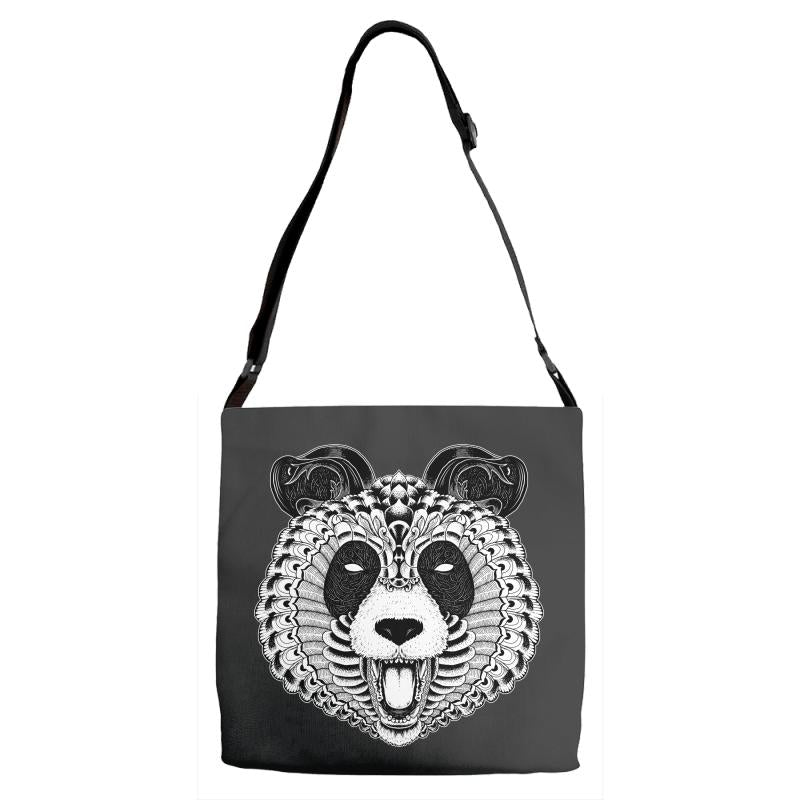 panda Adjustable Strap Totes