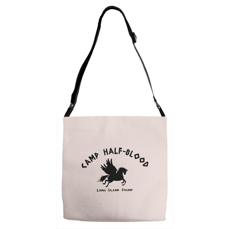 camp half blood Adjustable Strap Totes