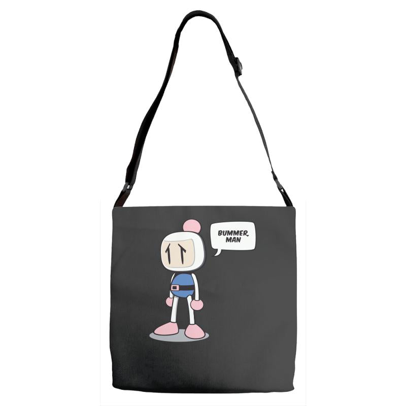 bummer, man Adjustable Strap Totes