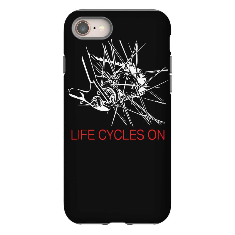 cycling rider gift bike tee life iPhone 8