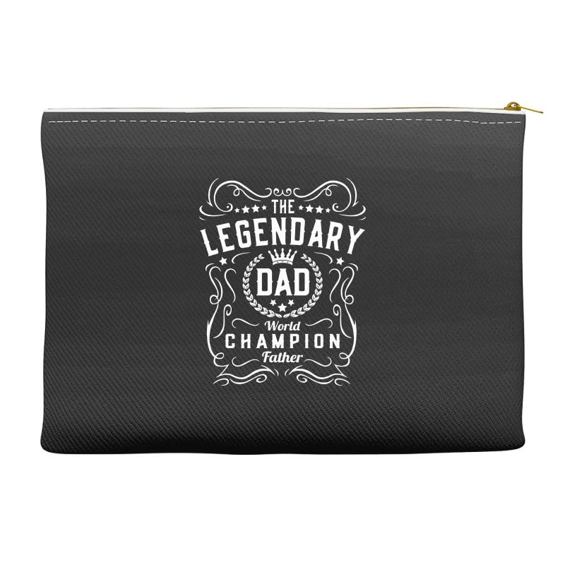 The Legendary Dad World Champion Accessory Pouches