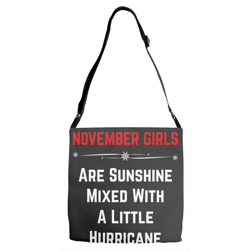 November Girls Adjustable Strap Totes