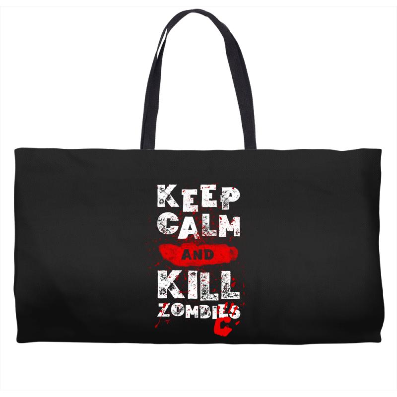 Keep Calm And Kill Zombies Weekender Totes