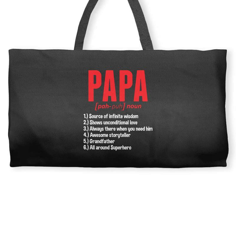 Papa Noun Definition Weekender Totes