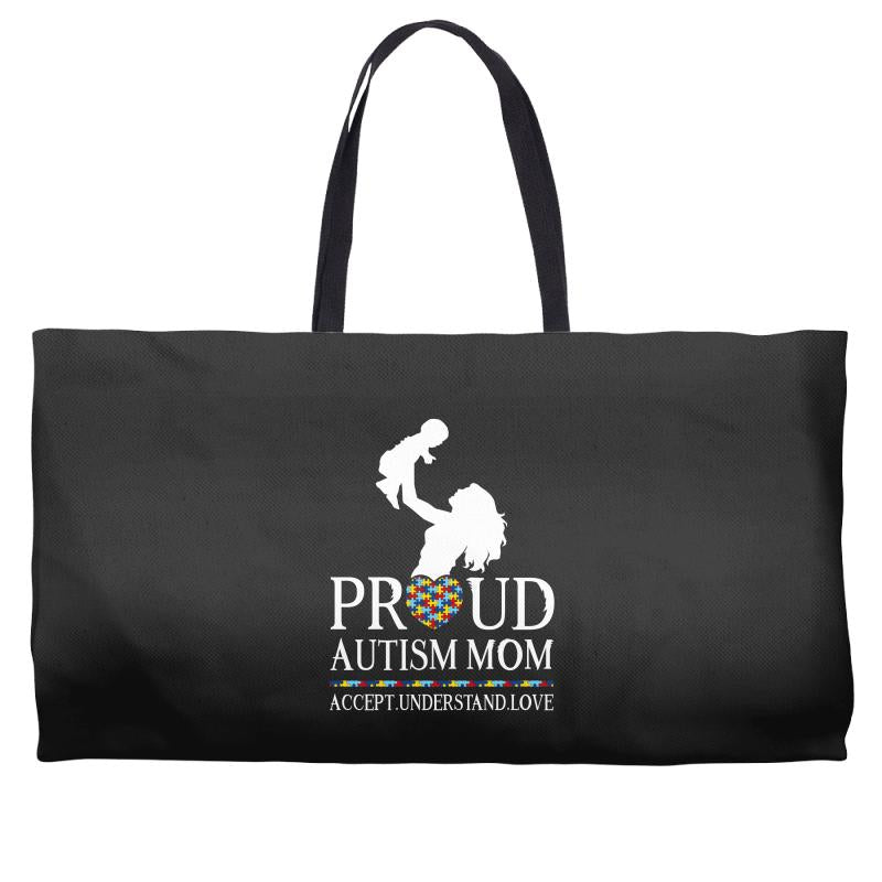 proud Autism  mom Weekender Totes