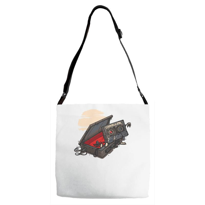 dead man walking Adjustable Strap Totes